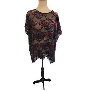 Tobi Sheer Woman's Small Black Top